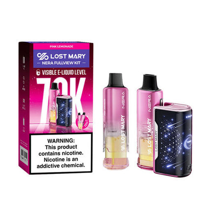 Lost Mary Nera Fullview 70K Disposable Vape Kit - 1PC - Ohm City Vapes