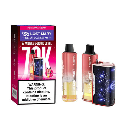 Lost Mary Nera Fullview 70K Disposable Vape Kit - 1PC - Ohm City Vapes