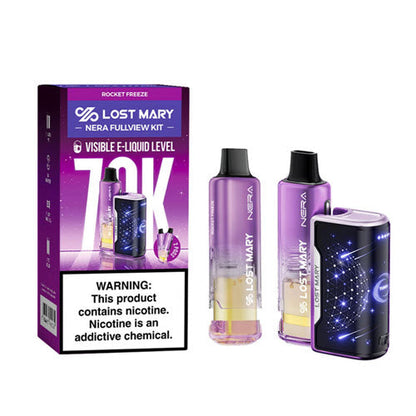 Lost Mary Nera Fullview 70K Disposable Vape Kit - 1PC - Ohm City Vapes