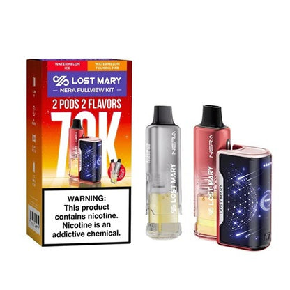 Lost Mary Nera Fullview 70K Disposable Vape Kit - 1PC - Ohm City Vapes