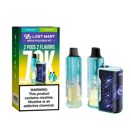 Lost Mary Nera Fullview 70K Disposable Vape Kit - 1PC - Ohm City Vapes