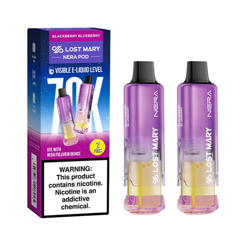 Lost Mary Nera Fullview 70K Disposable Vape Pods (Pack of 2) - Ohm City Vapes