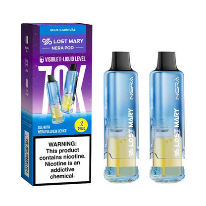 Lost Mary Nera Fullview 70K Disposable Vape Pods (Pack of 2) - Ohm City Vapes
