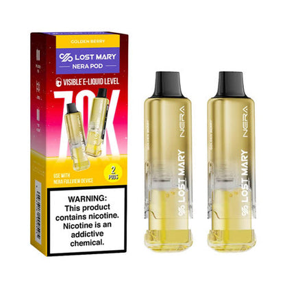 Lost Mary Nera Fullview 70K Disposable Vape Pods (Pack of 2) - Ohm City Vapes