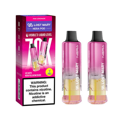 Lost Mary Nera Fullview 70K Disposable Vape Pods (Pack of 2) - Ohm City Vapes