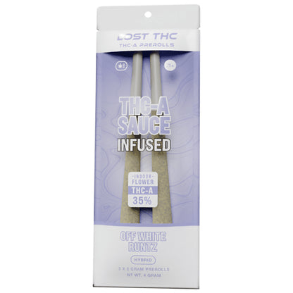 Lost THC THC-A Sauce Pre-Rolls 4 Grams (2G-2 in pack)