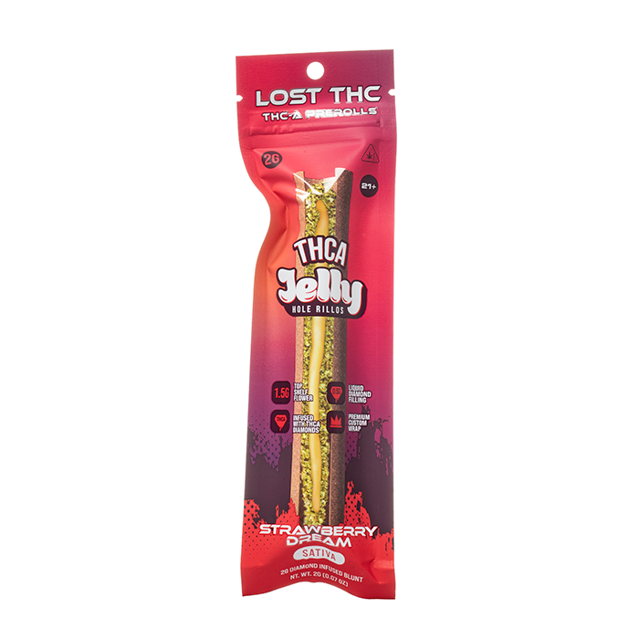 Lost THC JellyRillos THCA Diamond Infused Hash Hole