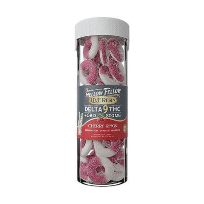 Mellow Fellow Live Resin Delta-9 Gummies | (20ct) 800mg