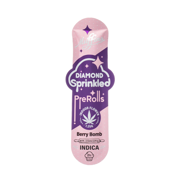 Muffins Diamond Sprinkled Prerolls 1.25G | 3 count
