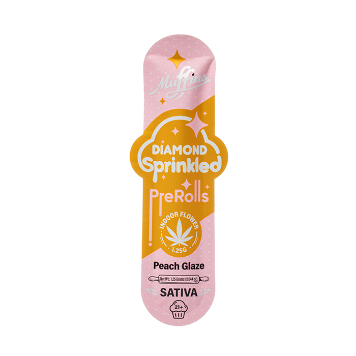 Muffins Diamond Sprinkled Prerolls 1.25G | 3 count