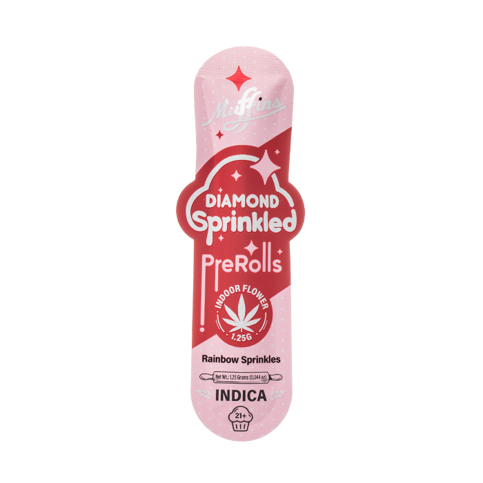 Muffins Diamond Sprinkled Prerolls 1.25G | 3 count