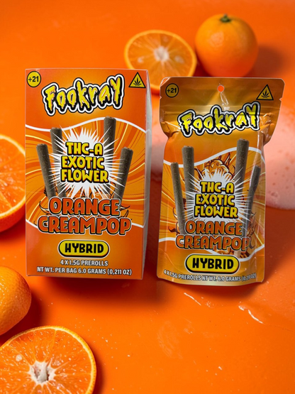 Fookray Thc-A pre rolls 4 count 1.5Gm each