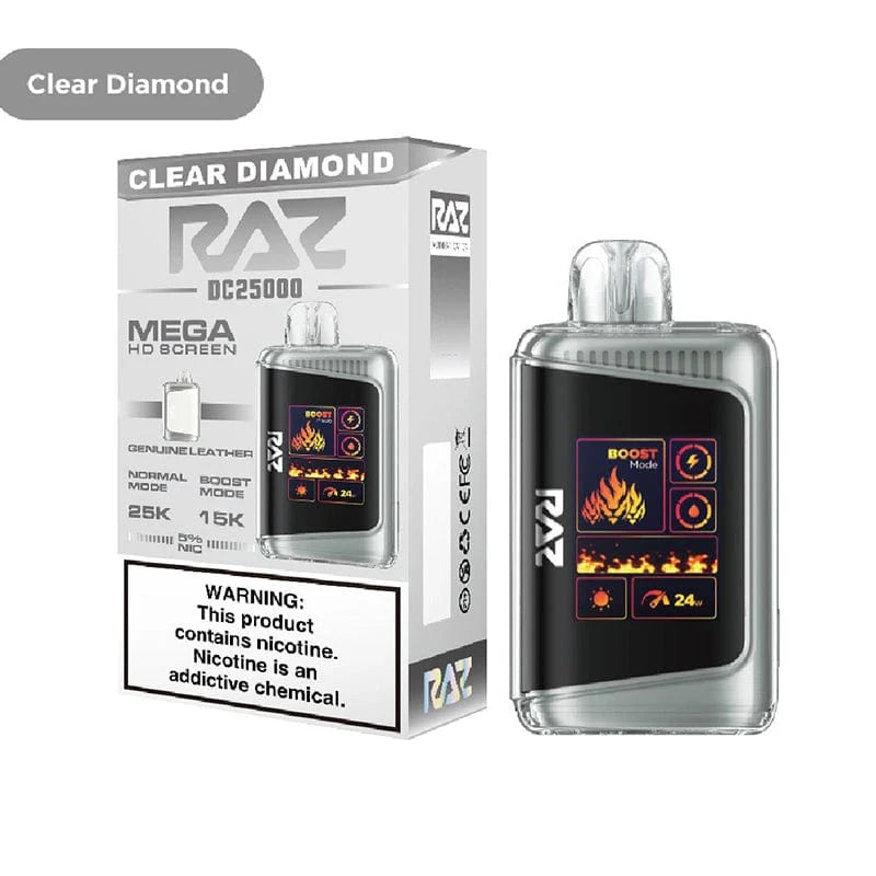 RAZ DC25000 Disposable Vape (5% & 0% Nic 25,000 Puffs)
