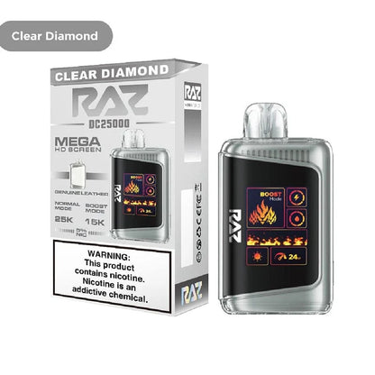 RAZ DC25000 Disposable Vape (5% & 0% Nic 25,000 Puffs)