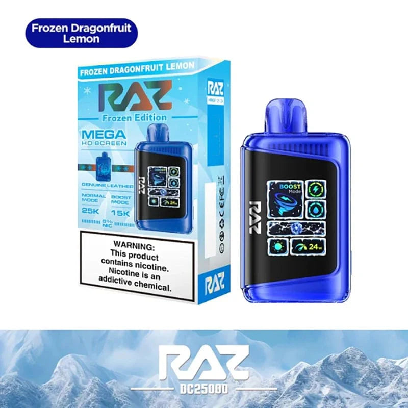 RAZ DC25000 Disposable Vape (5% & 0% Nic 25,000 Puffs)