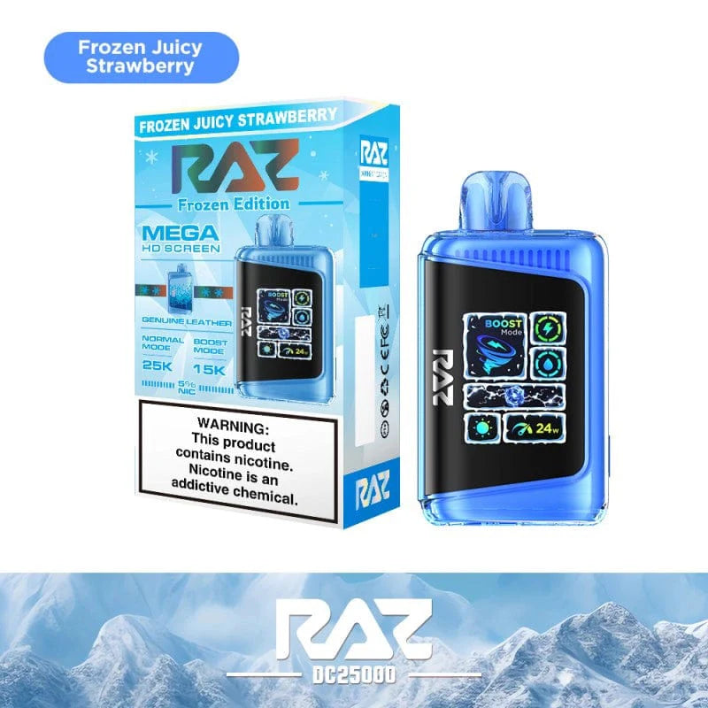 RAZ DC25000 Disposable Vape (5% & 0% Nic 25,000 Puffs)