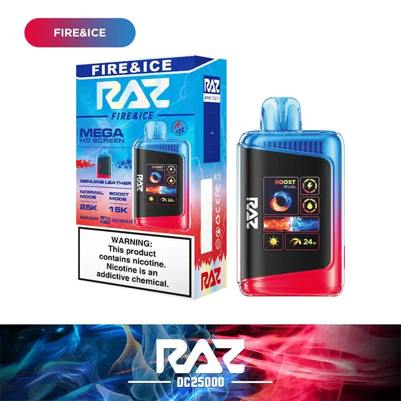RAZ DC25000 Disposable Vape (5% & 0% Nic 25,000 Puffs)