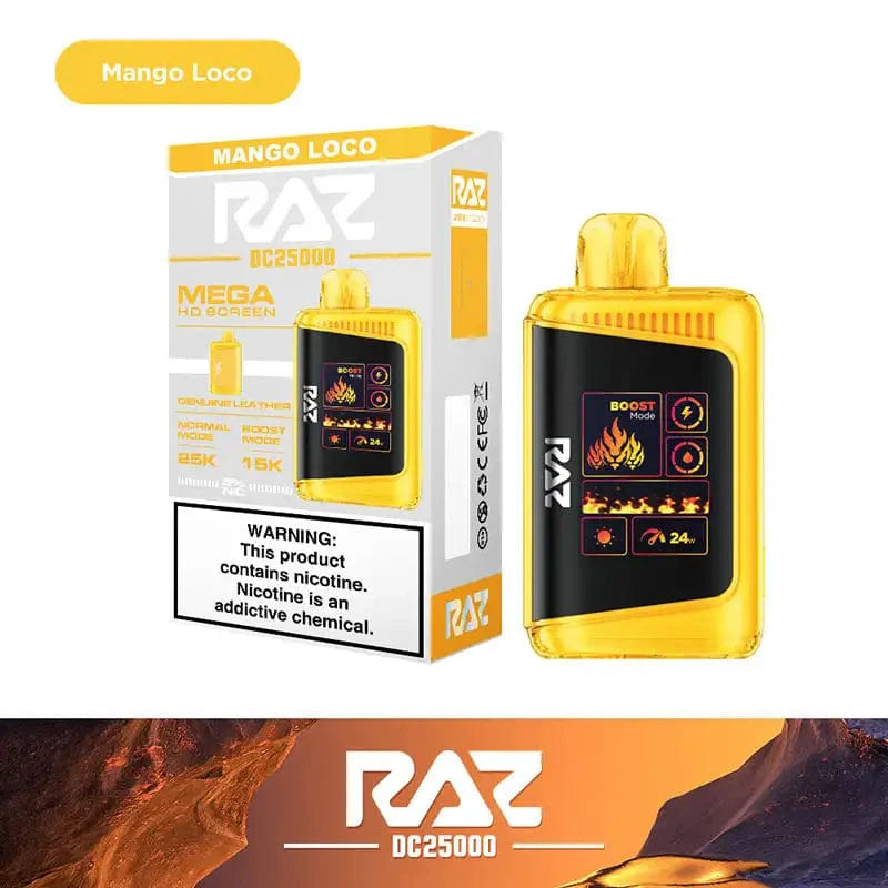 RAZ DC25000 Disposable Vape (5% & 0% Nic 25,000 Puffs)