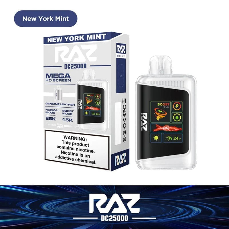 RAZ DC25000 Disposable Vape (5% & 0% Nic 25,000 Puffs)