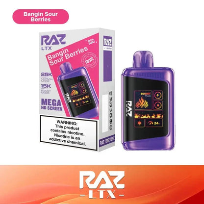 RAZ DC25000 Disposable Vape (5% & 0% Nic 25,000 Puffs)