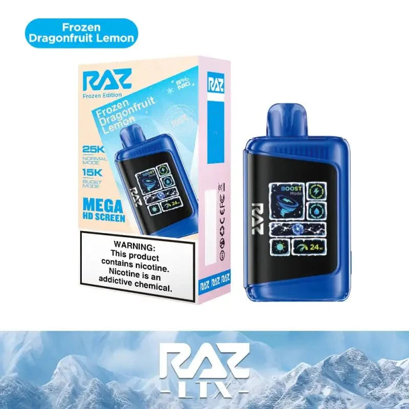 RAZ DC25000 Disposable Vape (5% & 0% Nic 25,000 Puffs)