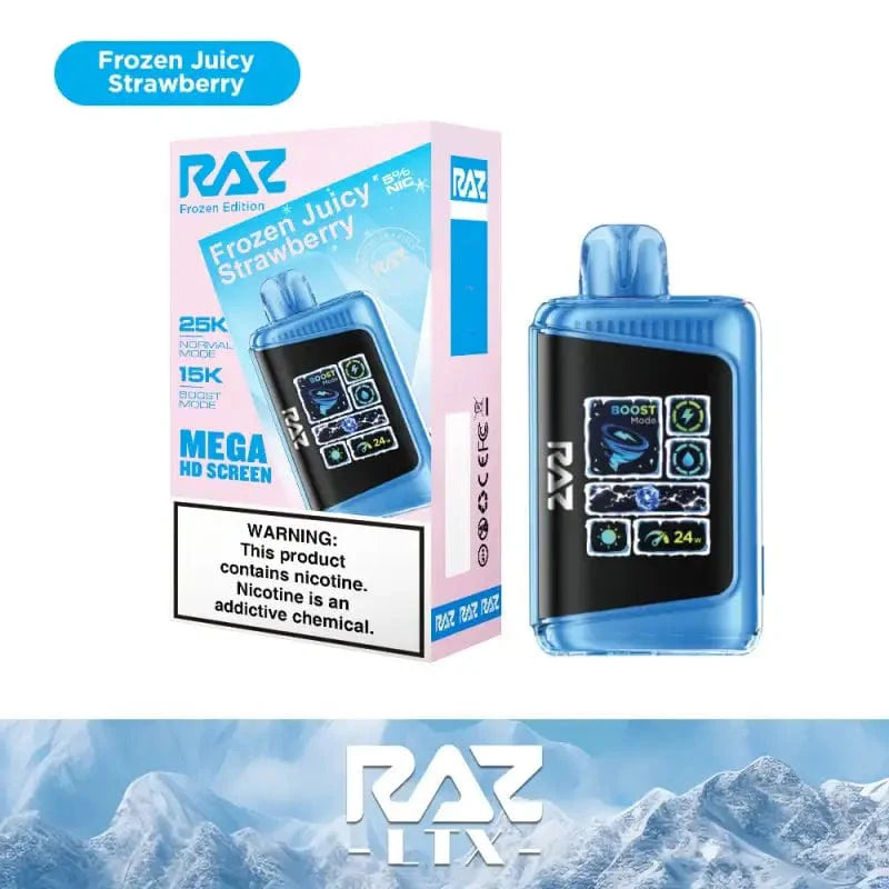RAZ DC25000 Disposable Vape (5% & 0% Nic 25,000 Puffs)