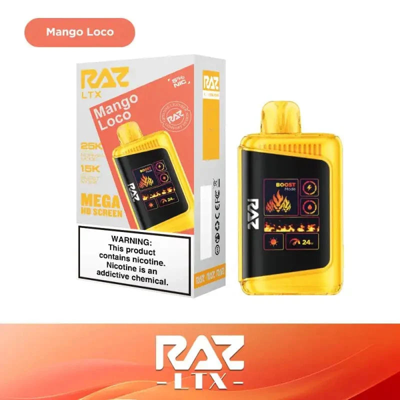 RAZ DC25000 Disposable Vape (5% & 0% Nic 25,000 Puffs)