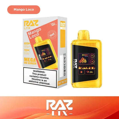 RAZ DC25000 Disposable Vape (5% & 0% Nic 25,000 Puffs)