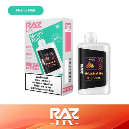 RAZ DC25000 Disposable Vape (5% & 0% Nic 25,000 Puffs)