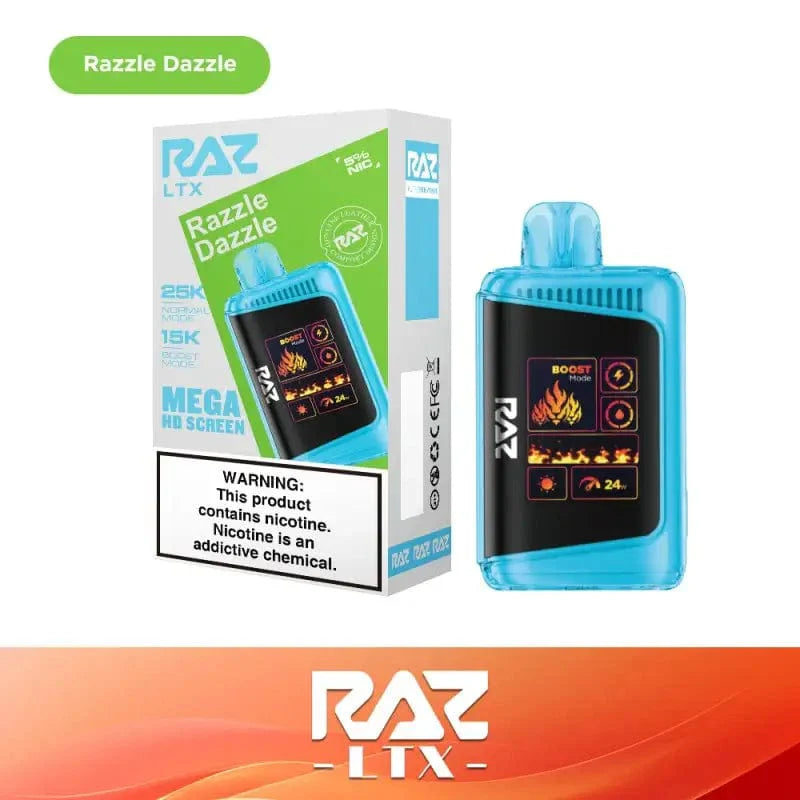 RAZ DC25000 Disposable Vape (5% & 0% Nic 25,000 Puffs)
