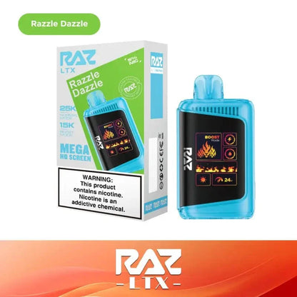 RAZ DC25000 Disposable Vape (5% & 0% Nic 25,000 Puffs)