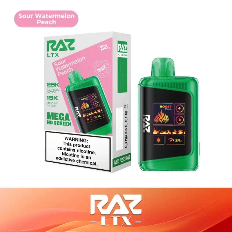 RAZ DC25000 Disposable Vape (5% & 0% Nic 25,000 Puffs)