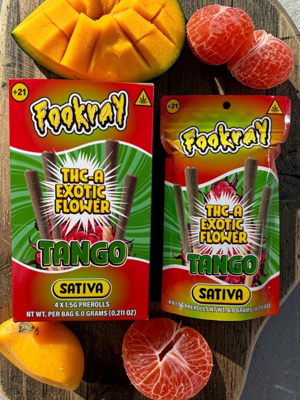 Fookray Thc-A pre rolls 4 count 1.5Gm each