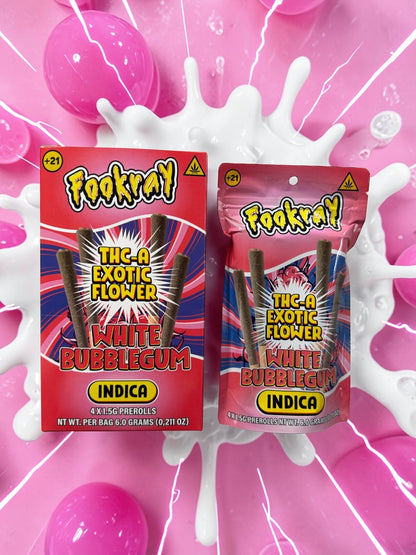 Fookray Thc-A pre rolls 4 count 1.5Gm each