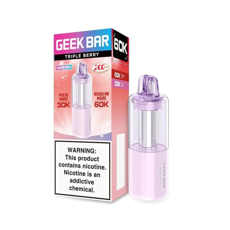 tripple berry geek bar mate 60000 pod